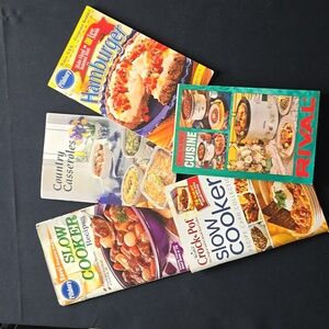 Set of 5 cookbooks